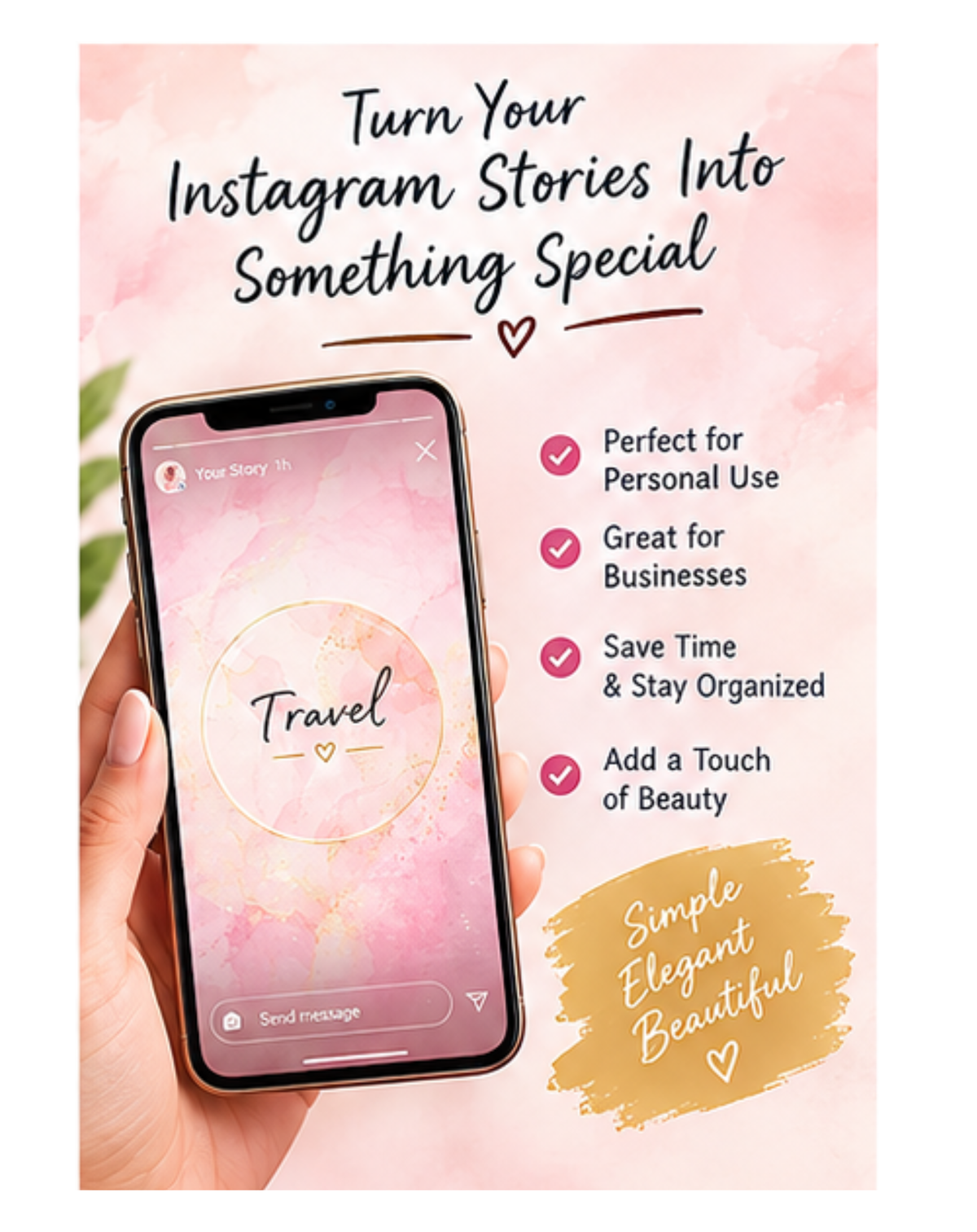 Minimalist Instagram Story Highlight