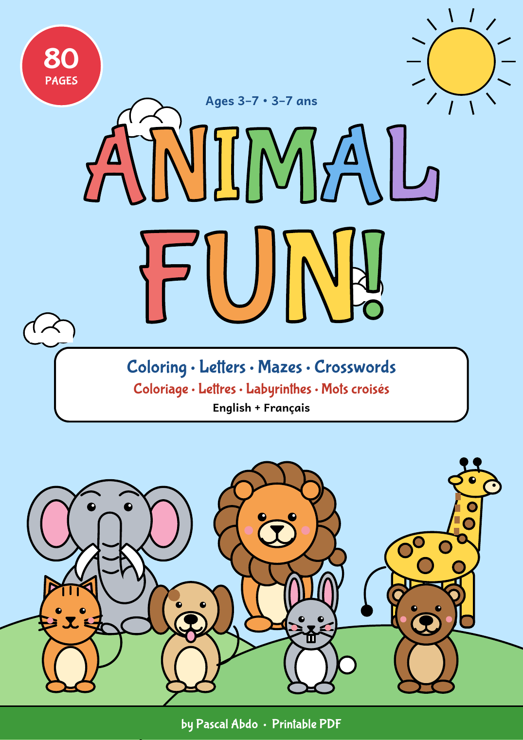 Animal Fun Activity eBook A4
