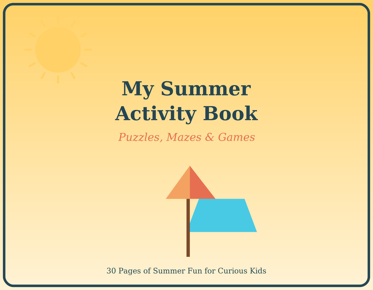 My Summer Activity Book
